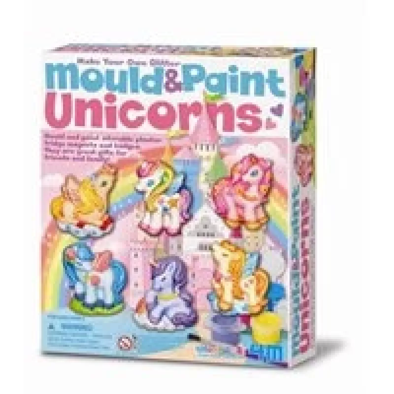 Creative set Gypsum castings - Brocade unicorns