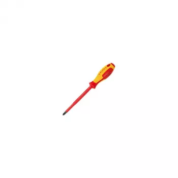 Knipex VDE Phillips Screwdriver PH 2 Blade Length: 100 mm DIN EN 60900 (98 24 02)