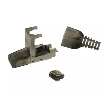 Synergy 21 TP Plug, Field-Terminable, CAT6A, RJ45, Tool-Free