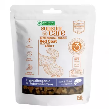 Soft dog training treats nature’s protection Salmon 150 g — hypoallergenic salmon flavor, protein 21%, moisture 20%
