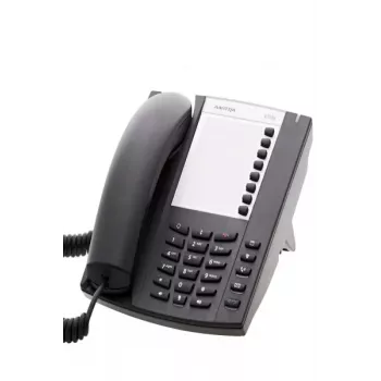 Wired Analog Phone MITEL 6710a — Charcoal color, desktop telephone for analog lines