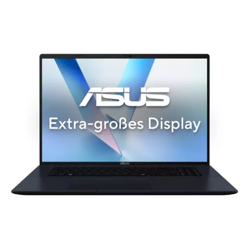 ASUS Vivobook 18 M1807HA-S8027 laptop, AMD Ryzen 7 260, 18 inch WUXGA, 16GB DDR5, 512GB SSD, No OS, German QWERTZ keyboard