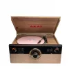 AKAI ATT-300CC Belt-Drive Turntable with USB and Built-in Phono Preamp, Black