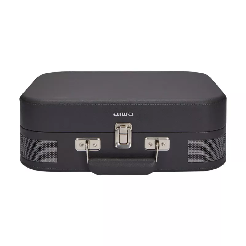 AIWA VPX-1951/TN Belt Drive Turntable with Bluetooth 5.0, USB Recording, Built-in Speakers, 33/45/78 RPM