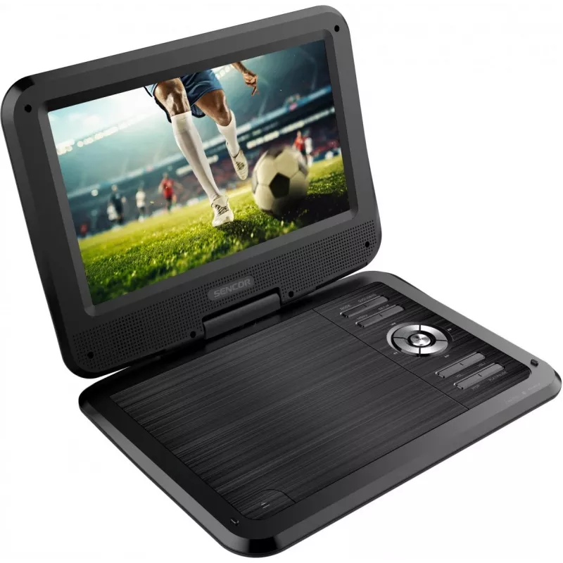 SENCOR SPV 2105 10.1 inch Portable DVD Player with USB/SD, Swivel Screen, Car Adapter