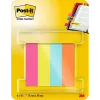 3M Post-it Page Marker 670-4-POP Assorted 4x50 Sheets/Pack