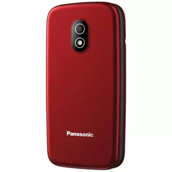PANASONIC KX-TU410EXR Clamshell Mobile Phone - Red