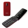 PANASONIC KX-TU410EXR Clamshell Mobile Phone - Red