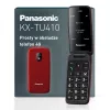 PANASONIC KX-TU410EXR Clamshell Mobile Phone - Red