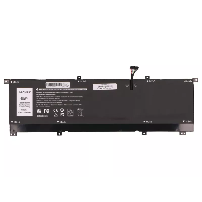 2-Power Main Battery Pack for Dell XPS 15 9575 2-in-1 - 68 Wh