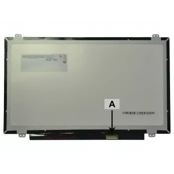 2-Power 14.0 inch HD Glossy Laptop LCD Screen with Brackets - 1366x768 - 40-pin LVDS