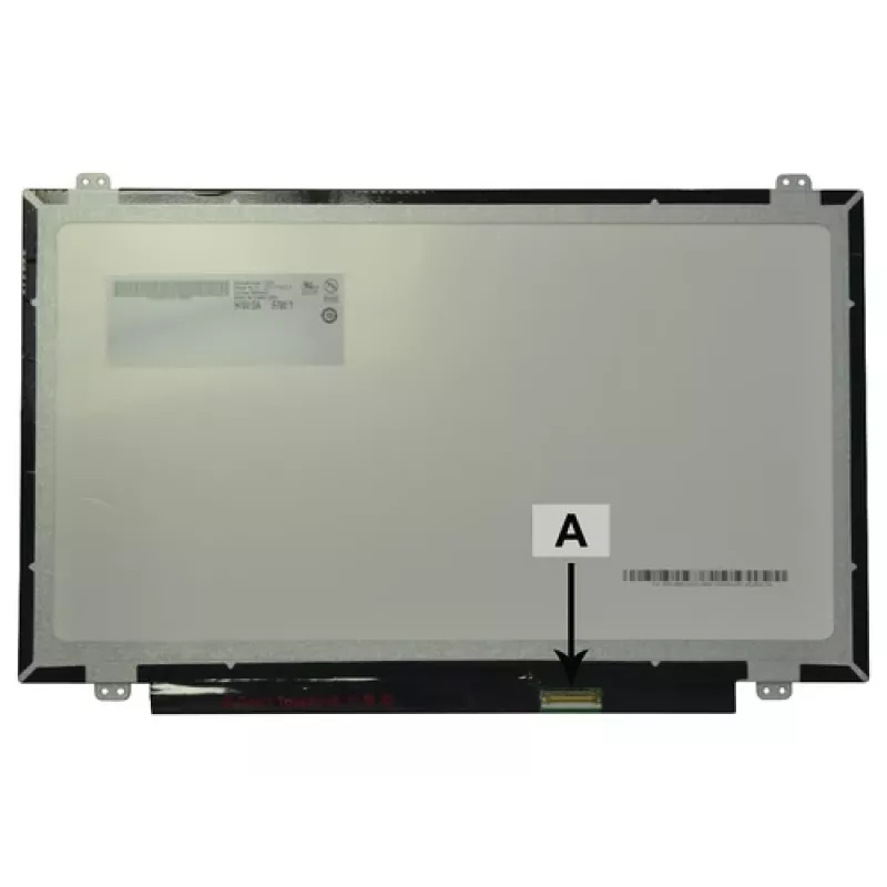 2-Power 14.0 inch HD Glossy Laptop LCD Screen with Brackets - 1366x768 - 40-pin LVDS