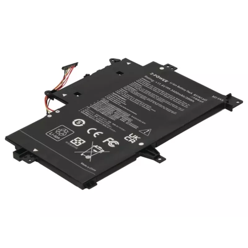 2-Power Main Battery Pack for Asus Transformer Book Flip TP500LA - 3400 mAh