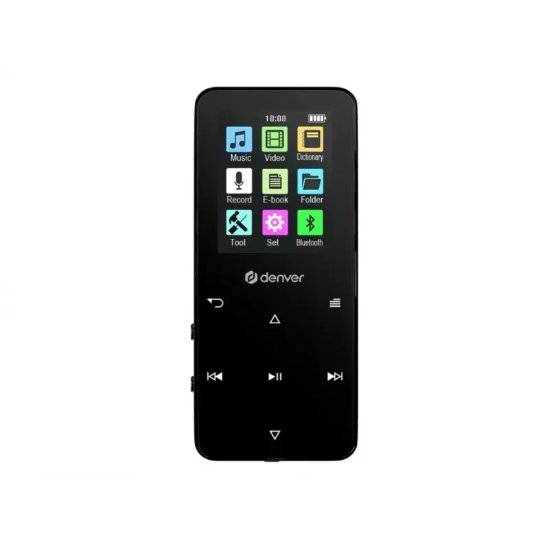 Denver MP-1830B Black MP4 Player with Bluetooth, 1.8 inch Display, 4GB, Black