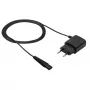 AKYGA Power Supply for Braun Shavers, AC 100-240V to DC 5.9V 600mA, EU Plug, Black