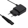 AKYGA Power Supply for Braun Shavers, AC 100-240V to DC 5.9V 600mA, EU Plug, Black