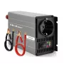 Qoltec MS Wave Power Inverter 12V to 230V 300/600W USB Compatible with LiFePO4 GEL AGM