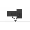 BENQ BDL01 Single Monitor Arm for 17-32 inch Screens, Desk Clamp/Grommet Mount, VESA 75x100, Gas Spring, Black