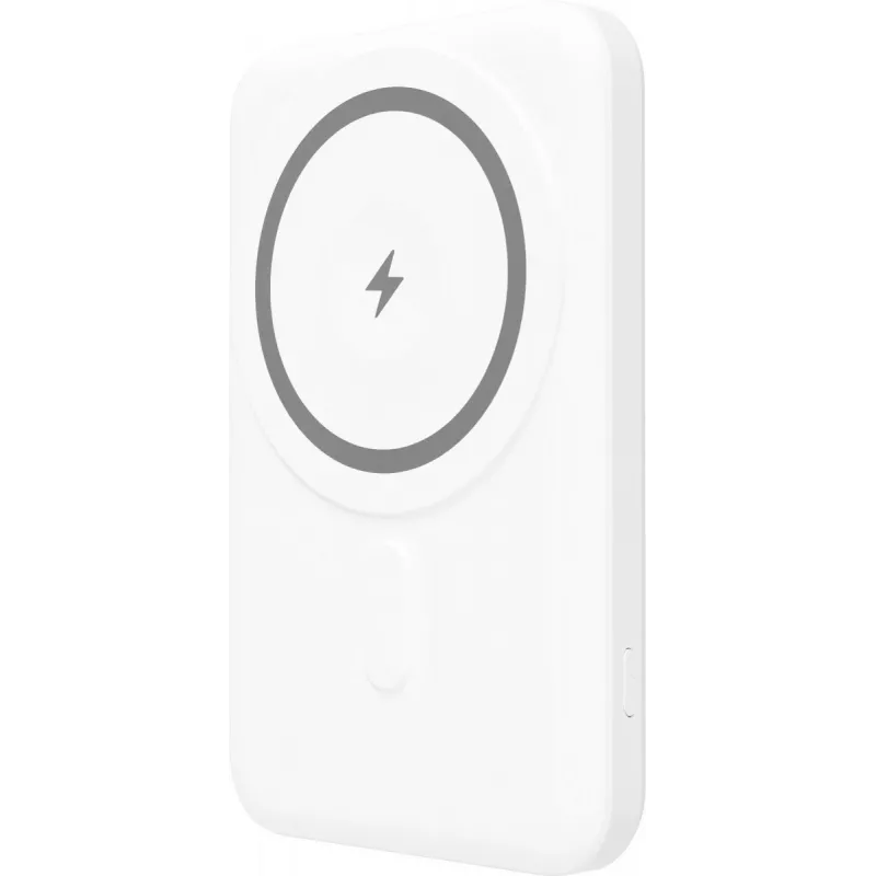 YENKEE Power Bank 501 WH SILIC 5000mAh MagSafe PD 20W White