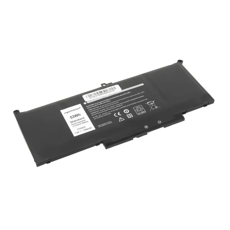 MITSU Battery MYJ96 for Dell Latitude 7390 7490 - 7200 mAh (53 Wh)
