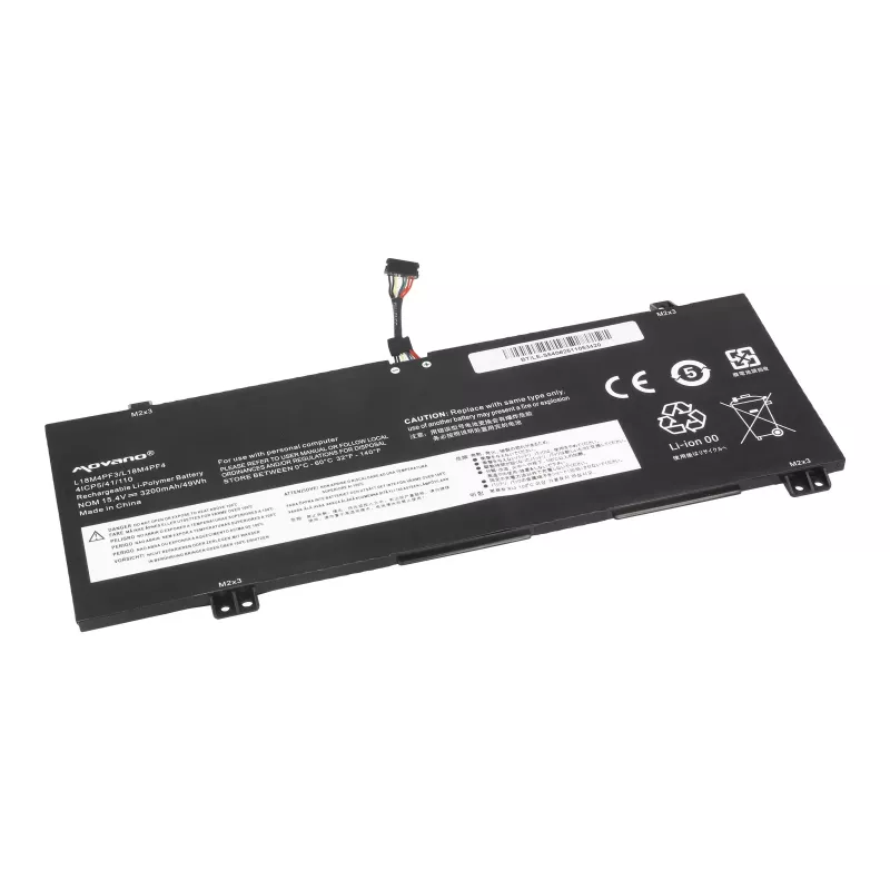 MITSU Battery L18M4PF3 L18C4PF4 for Lenovo IdeaPad S540 - 3200 mAh (49 Wh)