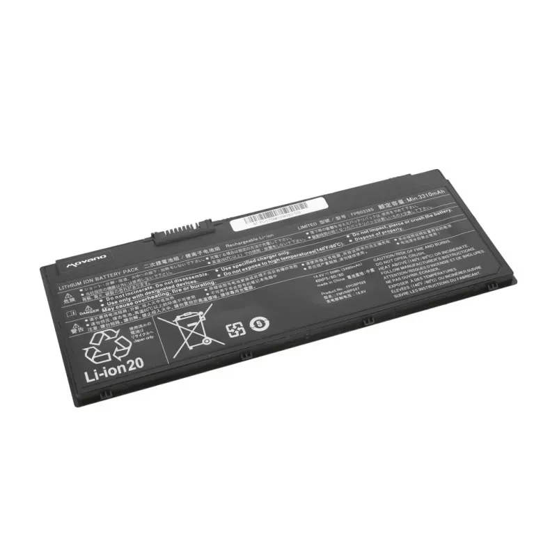 MITSU Battery FPB0338S for Fujitsu LifeBook U758 - 3490 mAh (50 Wh)