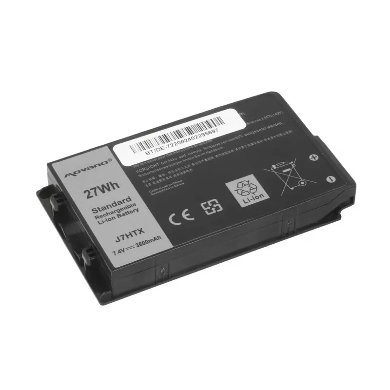 MOVANO Battery J7HTX for Dell Latitude 12 Rugged 7202 7212 7220 Tablet - 3600 mAh (27 Wh)