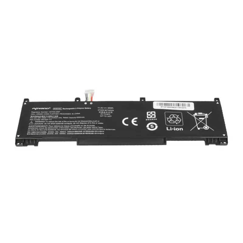 MOVANO Battery RH03XL for HP ProBook 440 445 450 630 640 650 G8 G9 G10 - 3550 mAh (40 Wh)