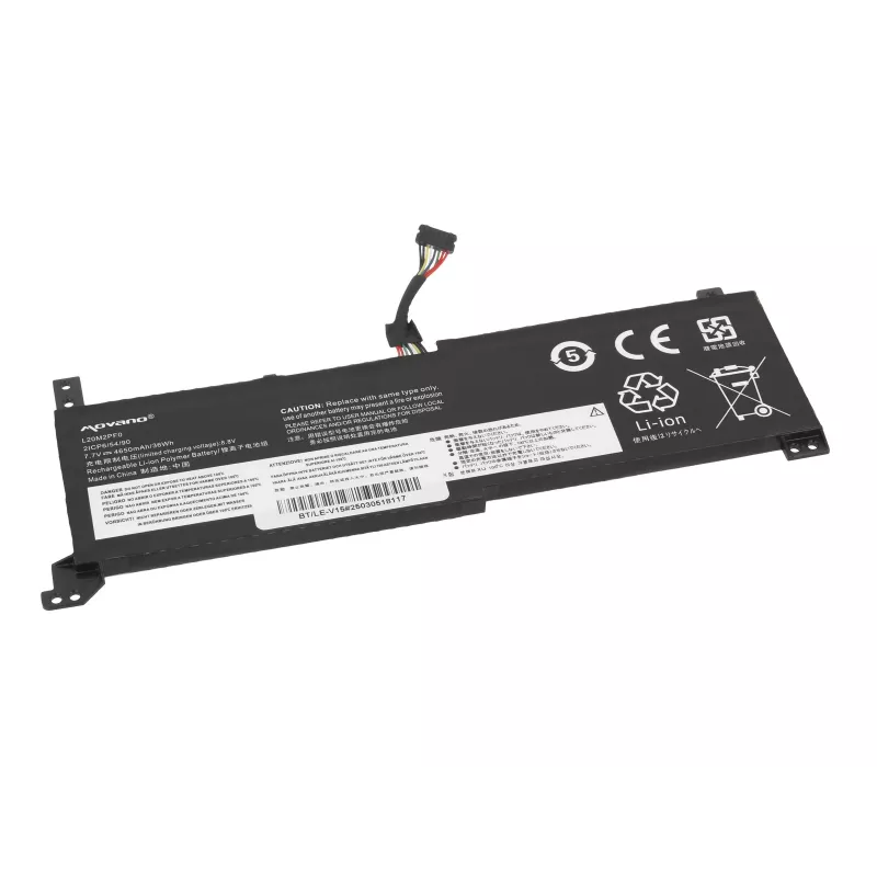 MOVANO Battery L20M2PF0 L20C2PF0 L20L2PF0 for Lenovo V14 V15 V17 G2-ALC G2-ITL - 4650 mAh (36 Wh)
