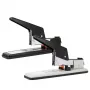 DELI E0392 Heavy Duty Stapler, 60 Sheets Capacity, Black/Silver