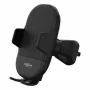 ANSMANN WiLine 15 Wireless Car Charger Mount - 15W Qi Fast Charging, Auto-Clamping, 360° Rotation, Black
