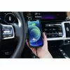 ANSMANN WiLine 15 Wireless Car Charger Mount - 15W Qi Fast Charging, Auto-Clamping, 360° Rotation, Black
