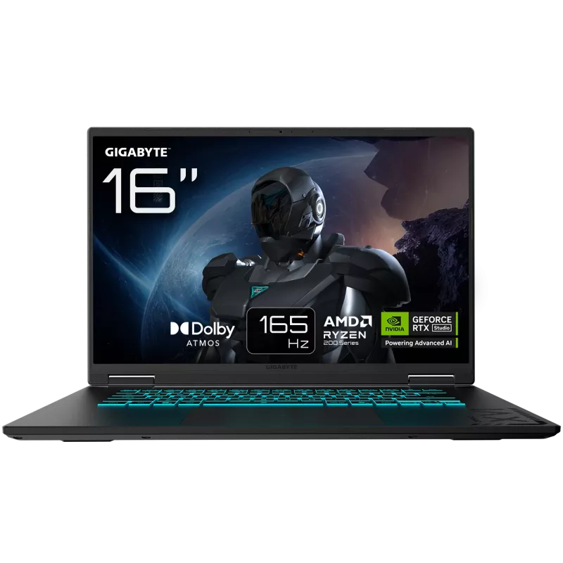 Gigabyte GAMING A16 3WHK3EEC94SH 16 inch QHD+ AMD Ryzen 7 260 16GB 1TB SSD RTX 5070 Windows 11 Home English Keyboard 2 Year Warranty