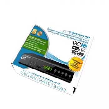 ESPERANZA DVB-T2 H.265/HEVC Digital Tuner/Decoder