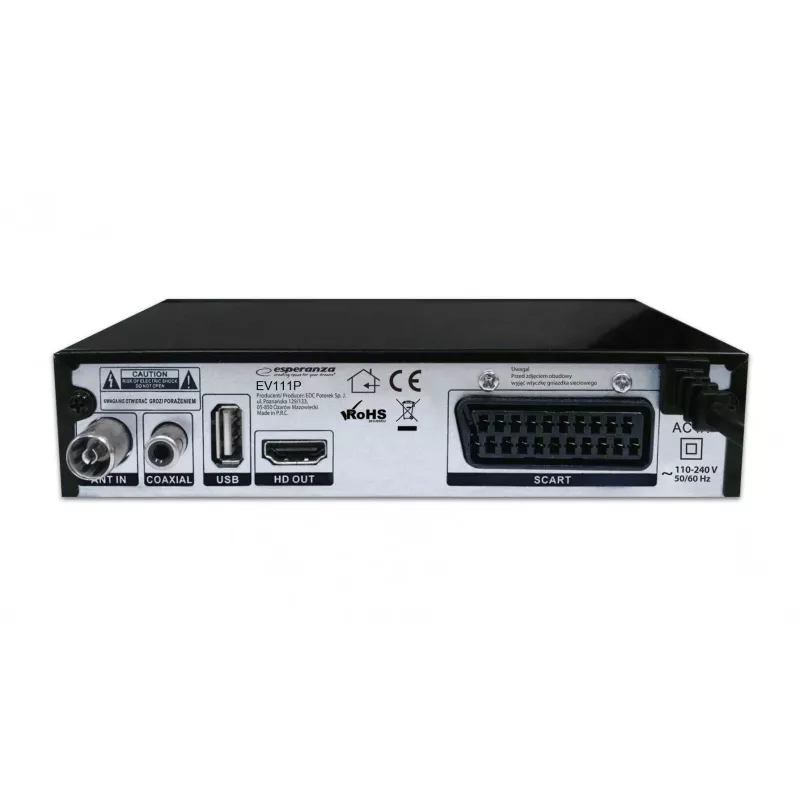 ESPERANZA DVB-T2 H.265/HEVC Digital Tuner/Decoder