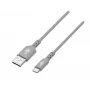 TB USB-C Cable 1m Grey - USB 2.0 Charge & Sync Nylon Braided