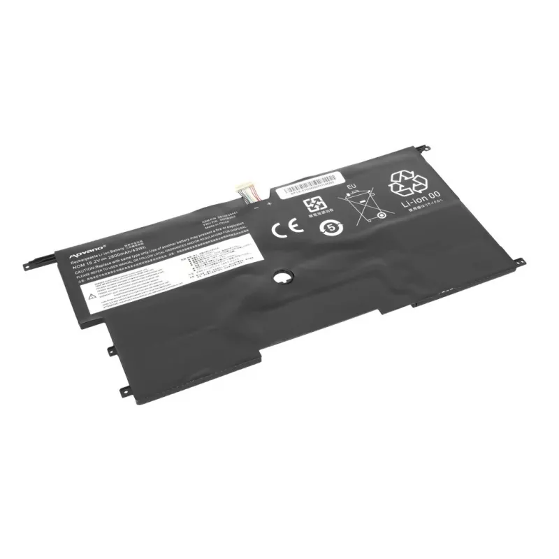 MOVANO Battery for Lenovo ThinkPad X1 Carbon Gen 2/3 - 2800 mAh (43 Wh)
