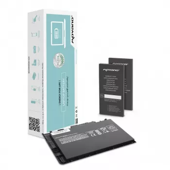 MOVANO Battery BT04XL for HP EliteBook Folio 9470m 9480m - 3500 mAh (52 Wh)