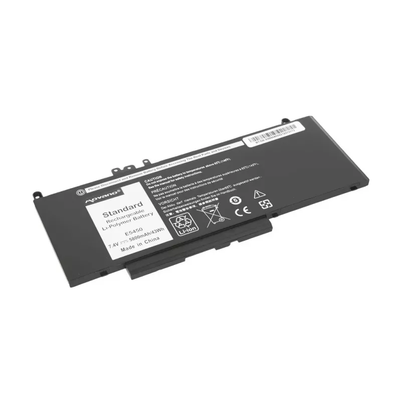 MOVANO Battery G5M10 WYJC2 8V5GX for Dell E5450 E5550 7.4V - 5800 mAh (43 Wh)