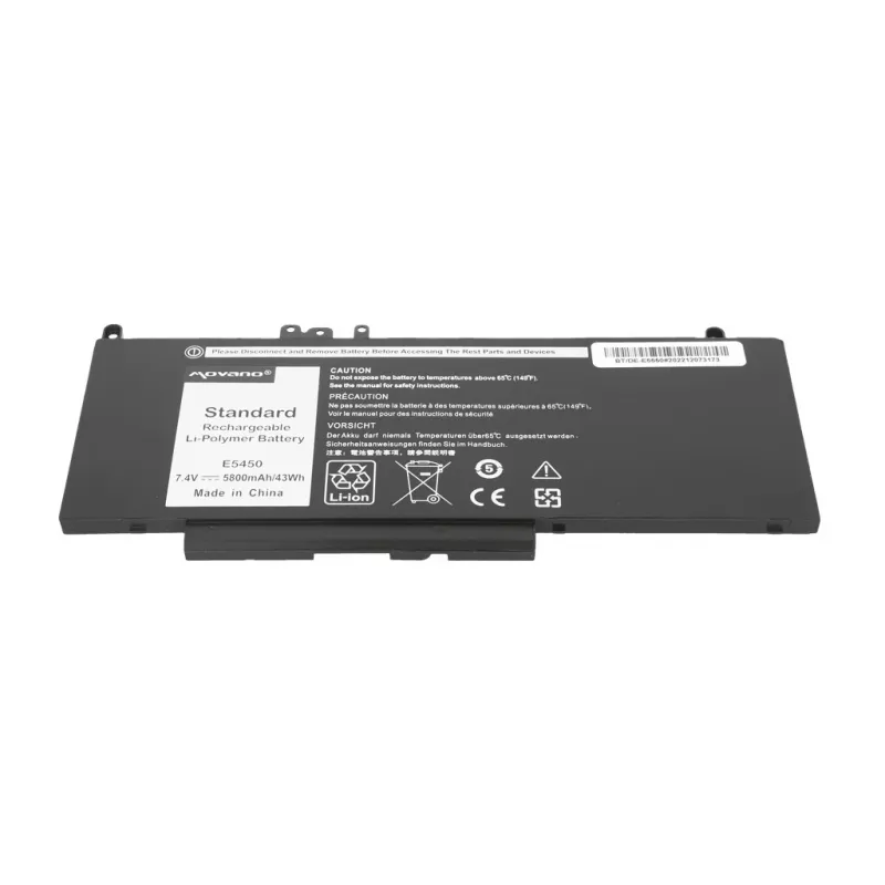 MOVANO Battery G5M10 WYJC2 8V5GX for Dell E5450 E5550 7.4V - 5800 mAh (43 Wh)