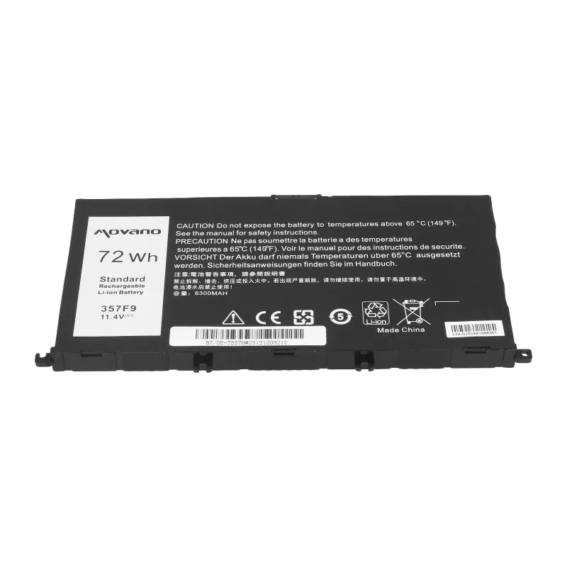 MOVANO Battery 357F9 for Dell Inspiron 5577 7557 - 6300 mAh (72 Wh)