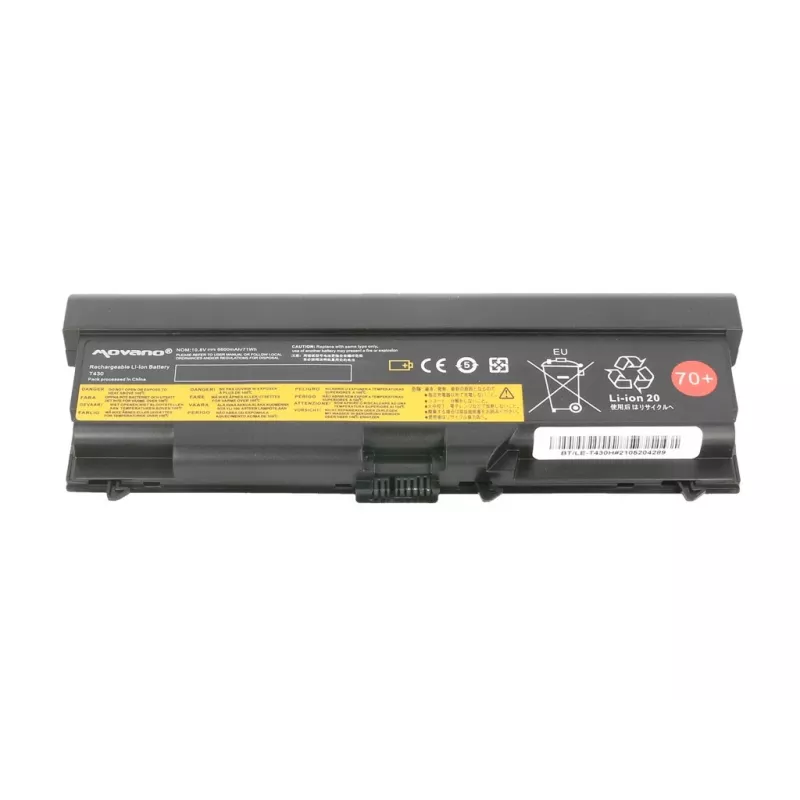 MOVANO Battery for Lenovo ThinkPad L530 T430 T530 - 6600 mAh (71 Wh)