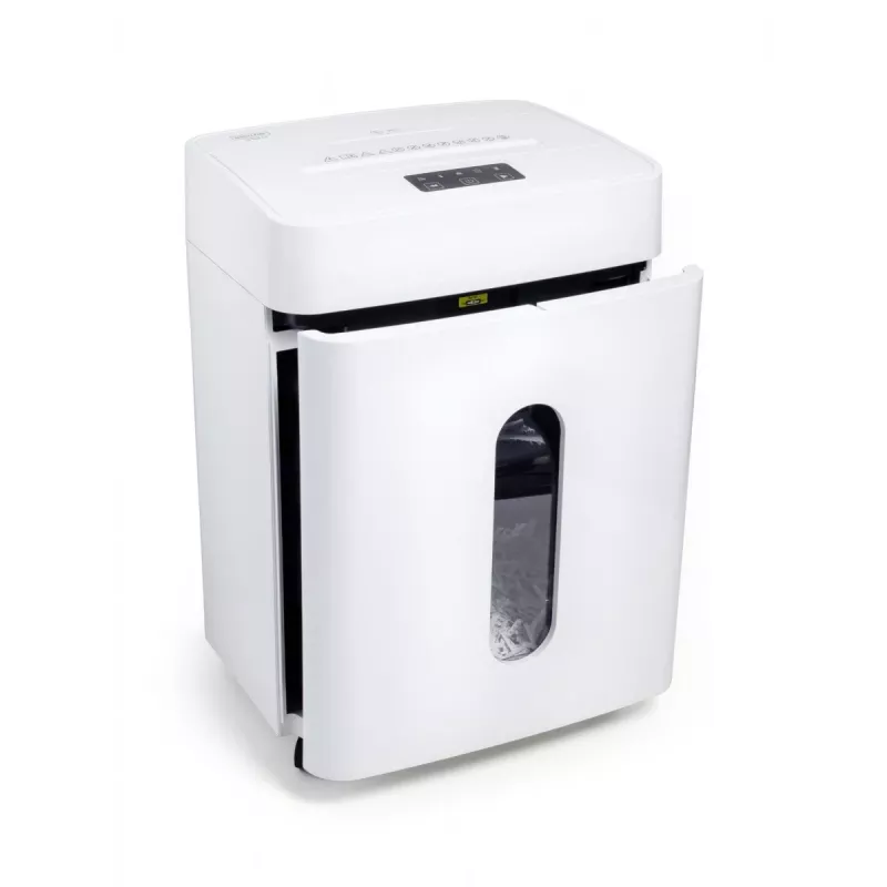 WALLNER Shredder EF2515 C4 Cross-Cut Paper Shredder, 8 Sheets, 15 L, Black