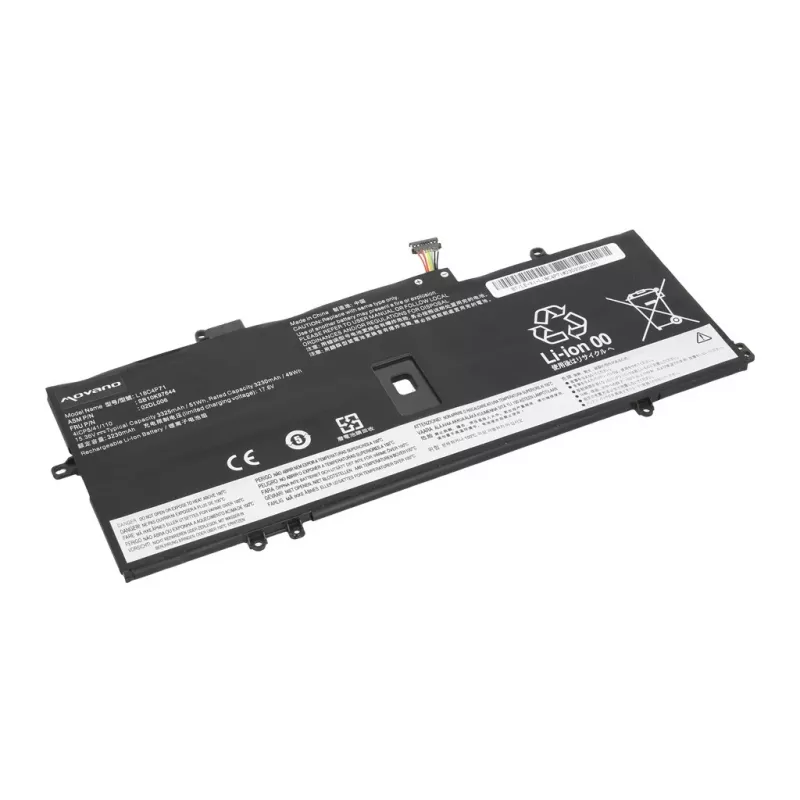 MOVANO Battery for Lenovo ThinkPad X1 Yoga 4 5 Carbon 7 8 - 3325 mAh (51 Wh)