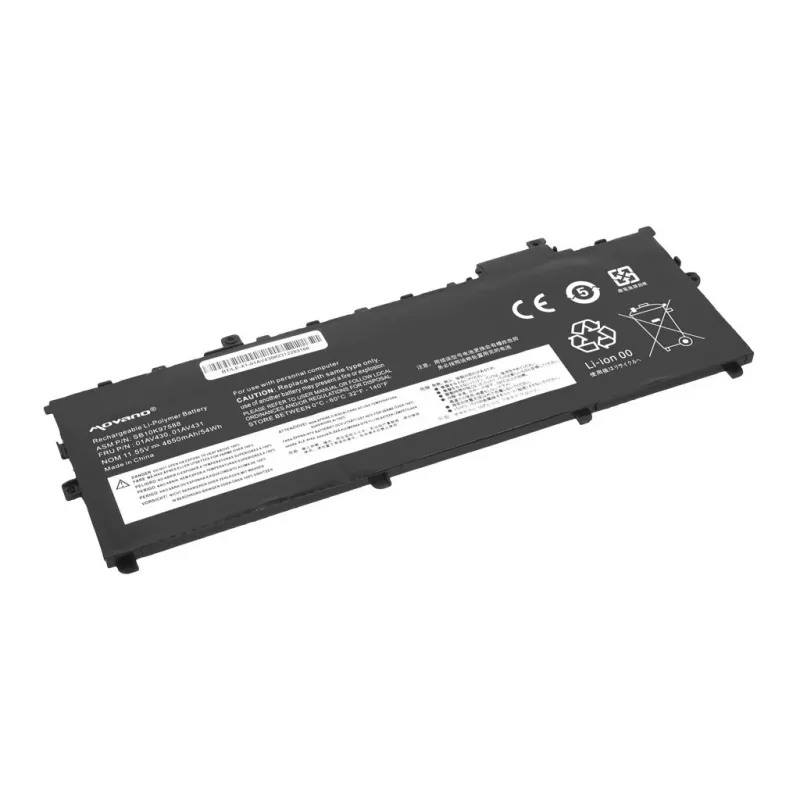 MOVANO Battery 01AV430 for Lenovo ThinkPad X1 Carbon 5th Gen 6th Gen 2017 2018 - 4650 mAh (54 Wh)