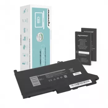 MOVANO Battery DJ1J0 C27RW for Dell Latitude 7280 7290 7380 7390 7480 7490 - 11.4V - 3000 mAh (34 Wh)