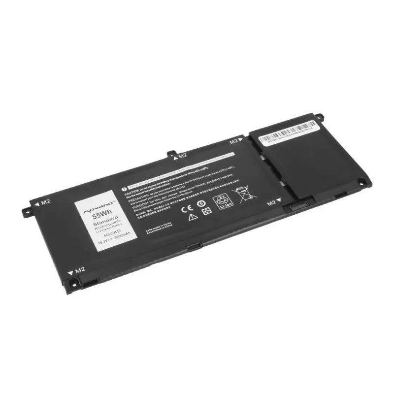 MOVANO Battery H5CKD for Dell Inspiron 5400 5401 5402 5406 5501 5508 - 3600 mAh (55 Wh)