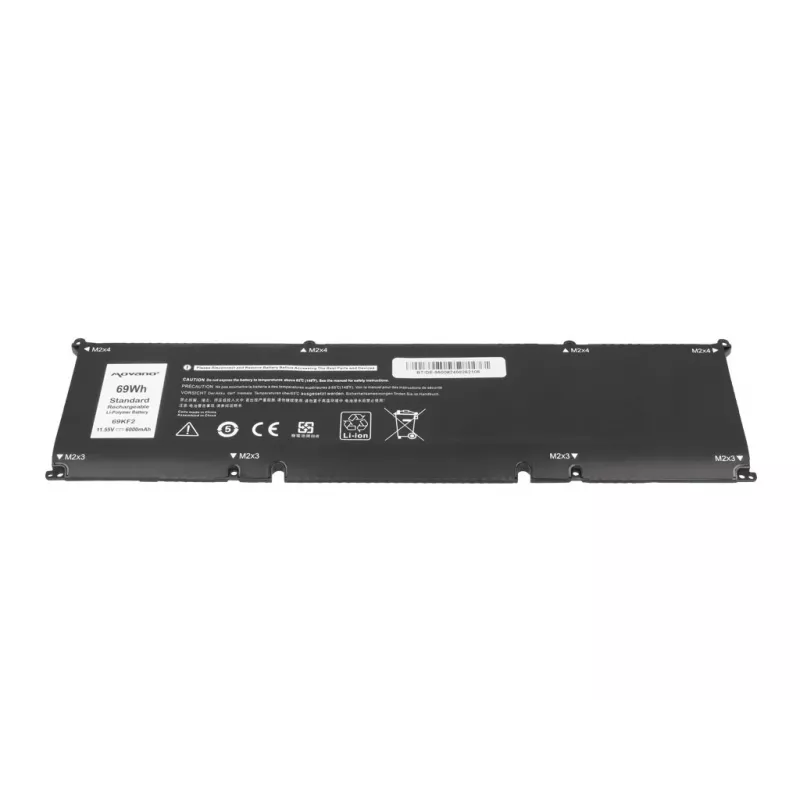MOVANO Battery 69KF2 for Dell Alienware M17 M15 R3 R4 Precision 5550 XPS 9500 9510 - 6000 mAh (69 Wh)