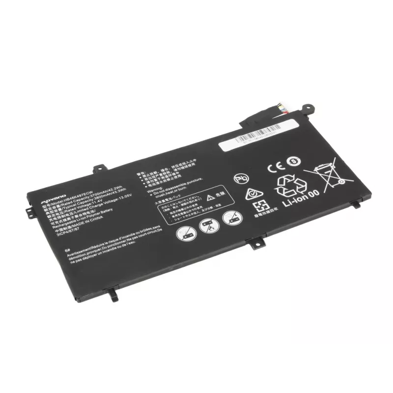 MOVANO Battery for Huawei Matebook D Series HB46K497ECW - 3700 mAh (42.2 Wh)