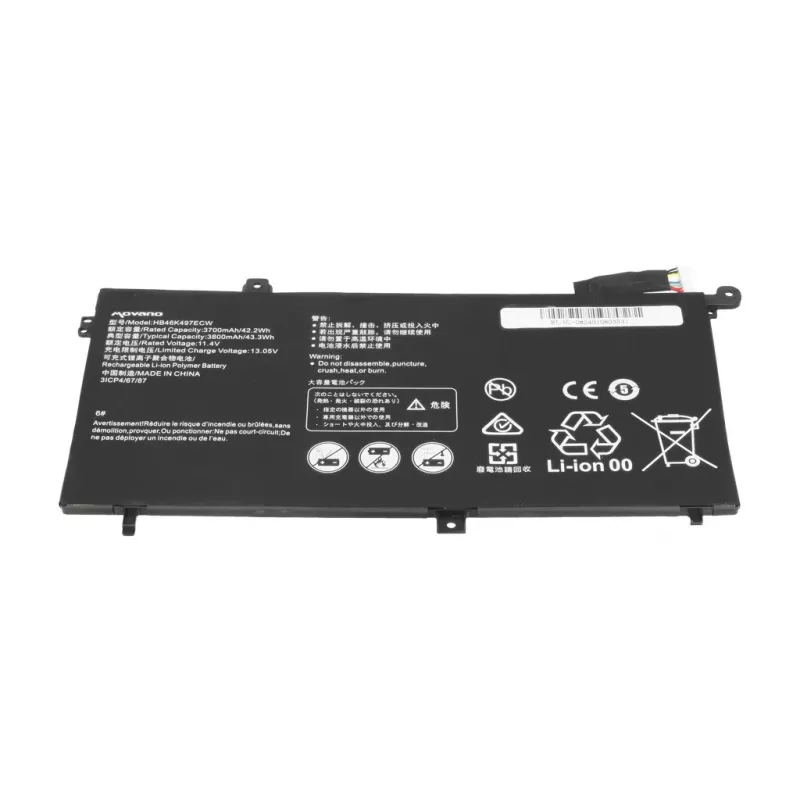 MOVANO Battery for Huawei Matebook D Series HB46K497ECW - 3700 mAh (42.2 Wh)